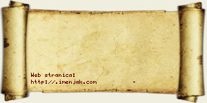 Tijana Simidžić vizit kartica